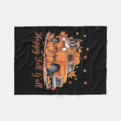 Happy Fall Yall Boxer Dog Kürbiskur Herbstfall Fleecedecke (Vorderseite (Horizontal))