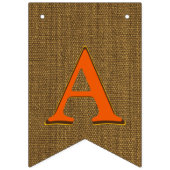 Happy Fall Y'All Burlap Wimpelkette (Zweite Fahne)