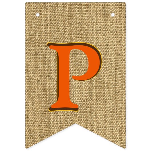 Happy Fall Y'All Burlap Wimpelkette (Dritte Fahne)