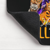 Happy Fall Y'all Cats Lover Autumn Pumpkin Maple H Mousepad (Ecke)