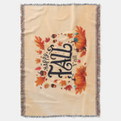 Happy Fall Y'all classic Decke (Vorderseite Vertikal)