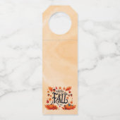 Happy Fall Y'all classic Flaschenanhänger (Vorderseite)