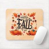 Happy Fall Y'all classic Mousepad (Mit Mouse)