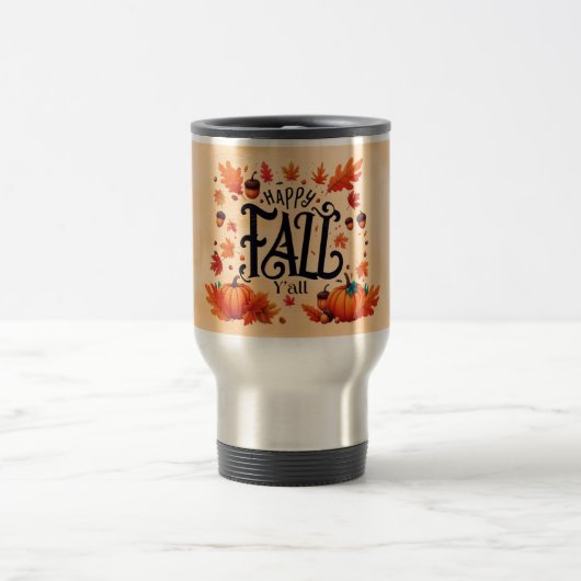 Happy Fall Y'all classic Reisebecher (Mittel)