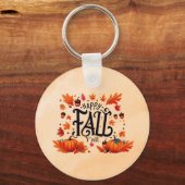 Happy Fall Y'all classic Schlüsselanhänger (Vorderseite)