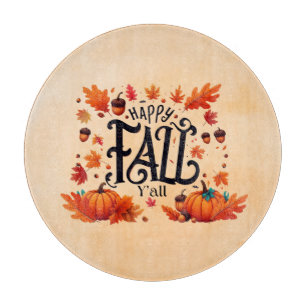 Happy Fall Y'all classic Schneidebrett