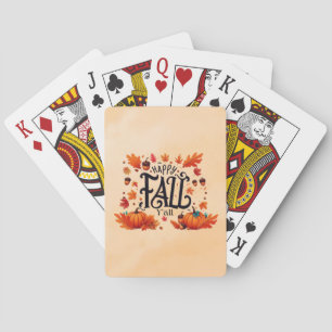 Happy Fall Y'all classic Spielkarten