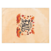 Happy Fall Y'all classic Tischdecke (Vorderseite (Horizontal))