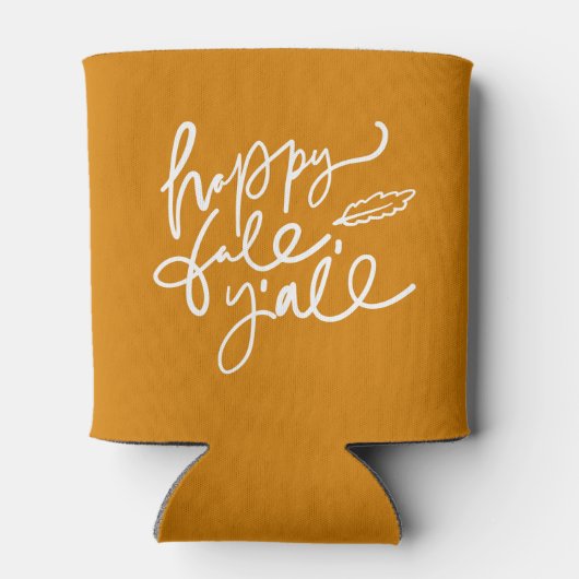 Happy Fall Y'all Dosenkühler (Rückseite)