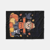 Happy Fall Y'all Erntedank Halloween Women Men Fleecedecke (Vorderseite (Horizontal))