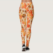 Happy Fall yall Erntedank Pattern Leggings (Rückseite)