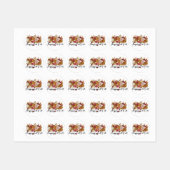 Happy Fall Y'all Etiketten (Blatt)