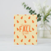 Happy Fall Yall Feiertagskarte (Stehend Vorderseite)