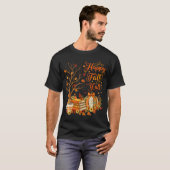 Happy Fall Y'all Floral Pumpkin Autumn Coffee T-Shirt (Vorne ganz)