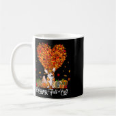 Happy Fall Y'all Funny Corgi Autumn Pumpkins Kaffeetasse (Links)