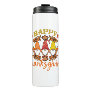 Happy Fall Y'All für Erntedank lustig glücklicher Thermosbecher