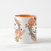 Happy Fall Y'all: Gemütliche Herbstpumpen und Blät Tasse (Zentrum)