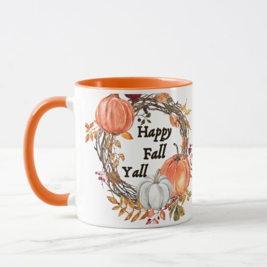 Happy Fall Y'all: Gemütliche Herbstpumpen und Blät Tasse (Links)