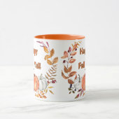 Happy Fall Y'all: Gemütliche Herbstpumpen und Blät Tasse (Zentrum)