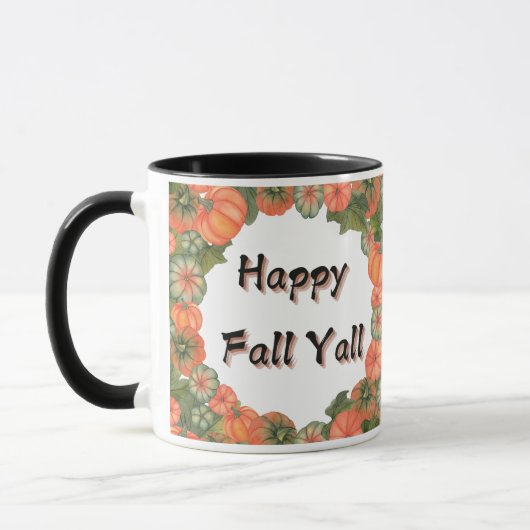 Happy Fall Y'all: Gemütliche Herbstpumpen und Blät Tasse (Links)