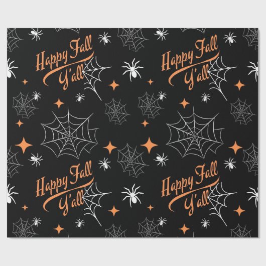 Happy Fall Y'all Gift Geschenkpapier (Flach)