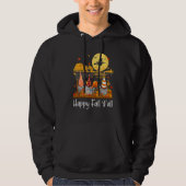 Happy Fall Y'all Gnome Friend Pumpkin Funny Autumn Hoodie (Vorderseite)