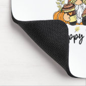 Happy Fall Y'all Gnome Leopard Pumpkin Autumn Gnom Mousepad (Ecke)