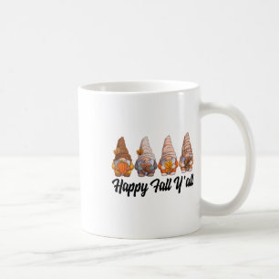Happy Fall Y'all Gnome Pumpkin Funny Autumn Gnomes Kaffeetasse