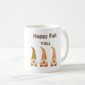Happy fall y'all gnomes kaffeetasse (VorderseiteRechts)
