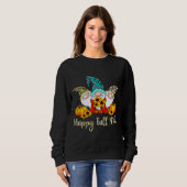 Happy Fall Y'all Gnomes Pumpkin Herbstbaum Dank Sweatshirt (Vorne ganz)