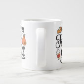 Happy Fall Y'all Jumbo-Tasse (Rückseite)