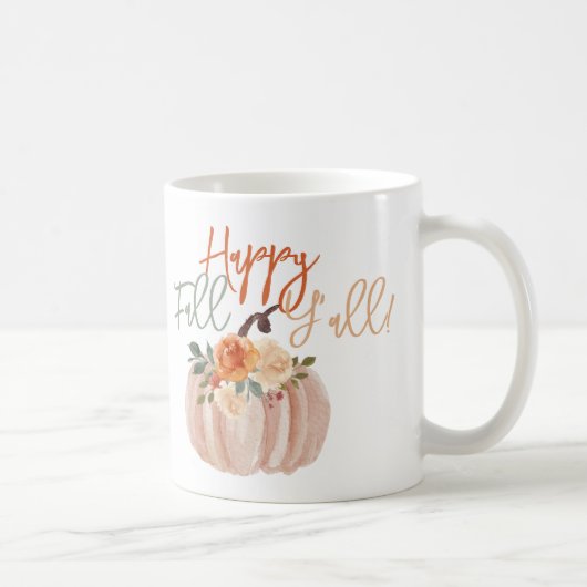Happy Fall Y'all Kaffeetasse (Rechts)