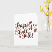 Happy Fall Yall Karte (Gelbe Blume)