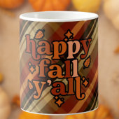 Happy Fall Y'all Keramik Tasse