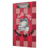 Happy Fall Y'all Klemmbrett (Links)