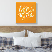 Happy Fall Y'all Leinwanddruck (Insitu (Schlafzimmer))