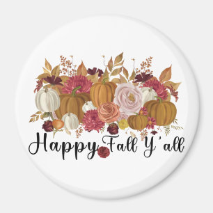 Happy Fall Y'all Magnet