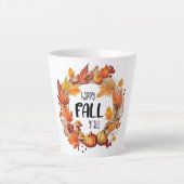 Happy Fall Y'all Milchtasse (Vorderseite)