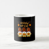 Happy Fall Y'all Niedlich Gnomes Pumpkin Herbstbau Kaffeetasse (Mittel)
