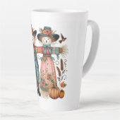 Happy Fall Ya'll Niedliche Skepsis und Herbstblätt Milchtasse (Rechte Ecke)