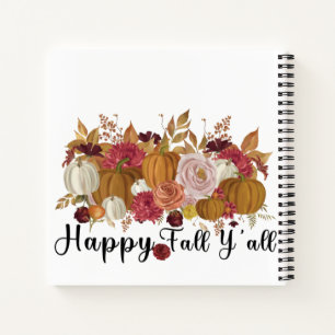 Happy Fall Y'all Notizblock