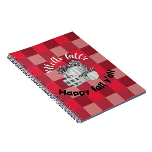 Happy Fall Y'all Notizblock (Rechte Seite)
