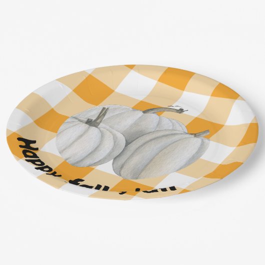 Happy fall y'all Paper Tellers Pappteller (Schrägansicht)