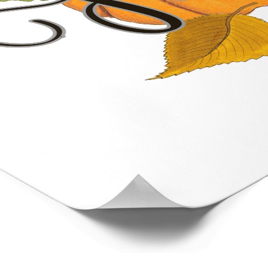 Happy Fall Y'all Poster (Ecke)