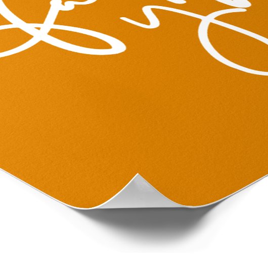 Happy Fall Y'all Poster (Ecke)