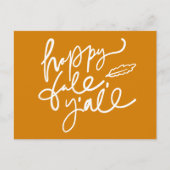 Happy Fall Y'all Postkarte (Vorderseite)