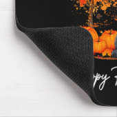 Happy Fall Y'All Pumpkin Cat Erntedank Rescue P Mousepad (Ecke)