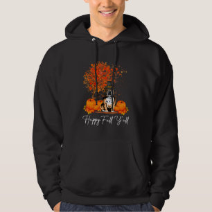 Happy Fall Y'All Pumpkin English Bulldog Hund Dank Hoodie