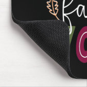 Happy Fall Yall Pumpkin Erntedank Halloween Cut Mousepad (Ecke)