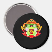 Happy Fall Y'all Pumpkin Fall Saison Oversifiziert Magnet (Vorderseite/Rückseite)